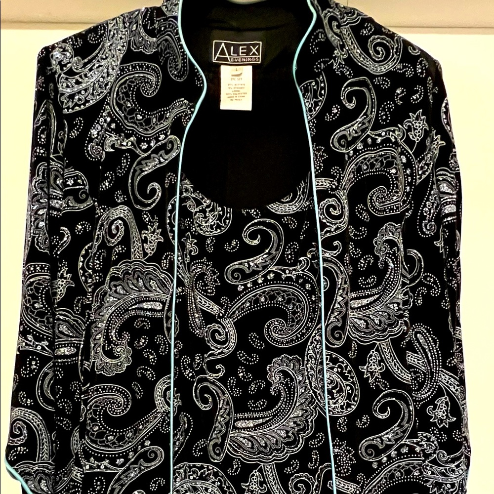 Sparkly jacket/tank combo